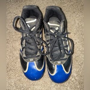 Kids Blue and Black Cleats